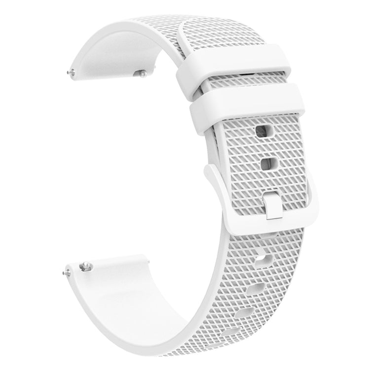 Super Skøn Silikone Universal Rem passer til Smartwatch - Hvid#serie_2