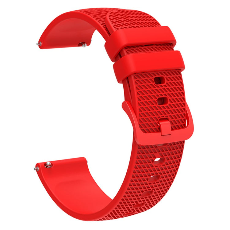 Super Skøn Silikone Universal Rem passer til Smartwatch - Rød#serie_6