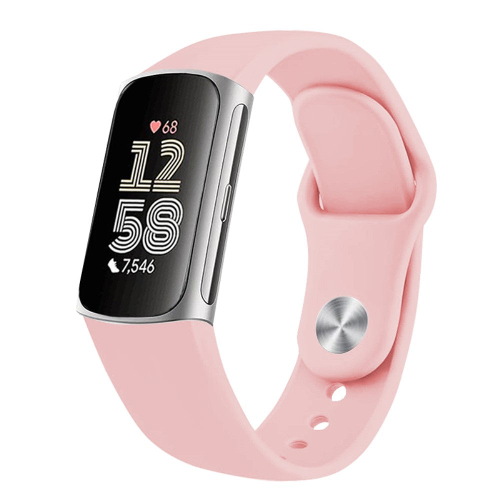Silikone Universal Rem passer til Fitbit Charge 6 / Fitbit Charge 5 - Pink#serie_8