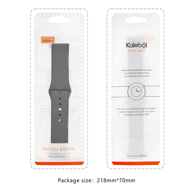 KALEBOL Apple Watch Series 41mm / 40mm / 38mm Silicone Watch Band, Size: S / M - White#serie_2