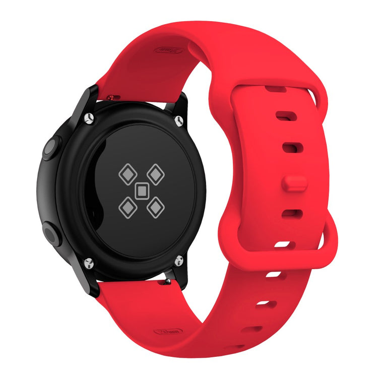 Rigtigt Fantastisk Silikone Universal Rem passer til Smartwatch - Rød#serie_4