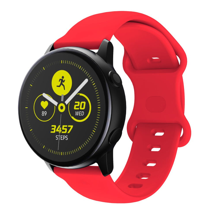 Rigtigt Fantastisk Silikone Universal Rem passer til Smartwatch - Rød#serie_4