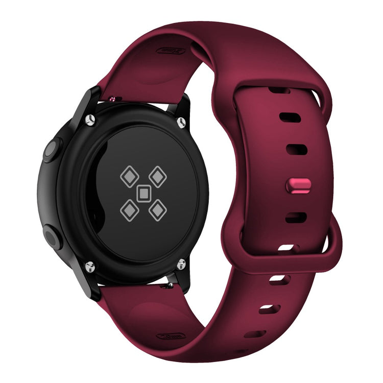 Rigtigt Fantastisk Silikone Universal Rem passer til Smartwatch - Rød#serie_5