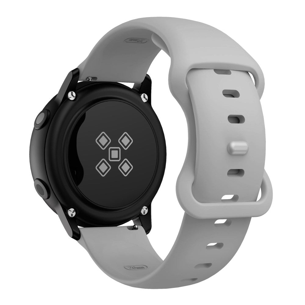 Rigtigt Fantastisk Silikone Universal Rem passer til Smartwatch - Sølv#serie_6