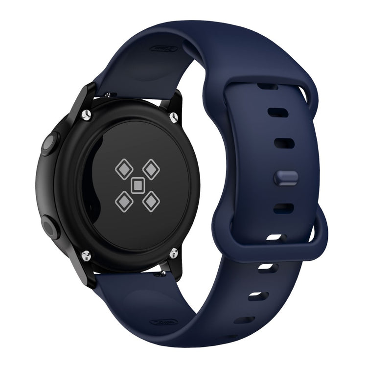 Rigtigt Fantastisk Silikone Universal Rem passer til Smartwatch - Blå#serie_9