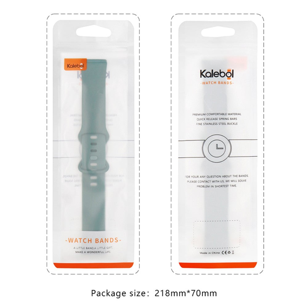 KALEBOL KLB-HDKGJ-001 Fitbit Versa 3 / 4 / Sense / Sense 2 Silicone Watch Band - Purple#serie_13