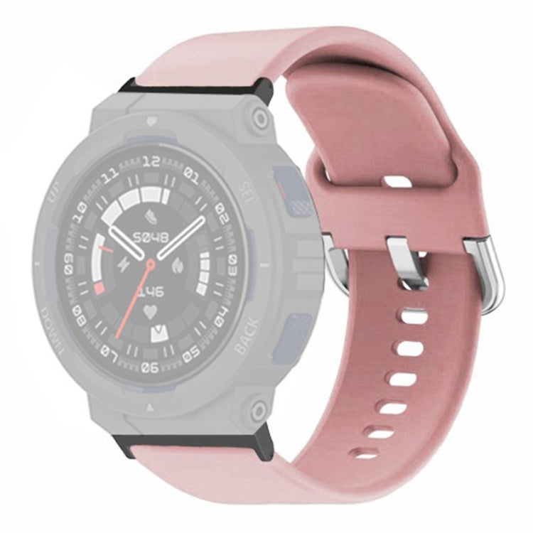 Vildt Rart Silikone Rem passer til Amazfit Active Edge - Pink#serie_4