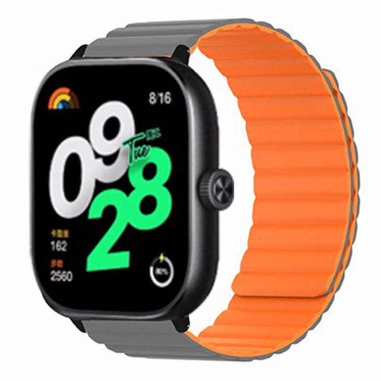 Vildt Skøn Silikone Rem passer til Xiaomi Redmi Watch 4 - Orange#serie_5