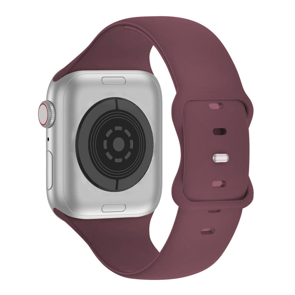 Meget Godt Silikone Universal Rem passer til Apple Smartwatch - Lilla#serie_1
