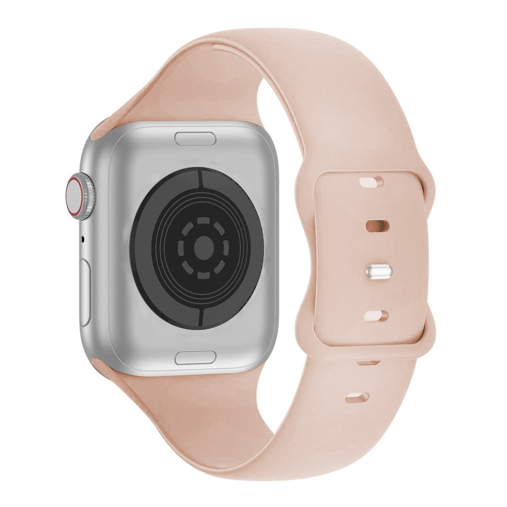 Meget Godt Silikone Universal Rem passer til Apple Smartwatch - Pink#serie_3