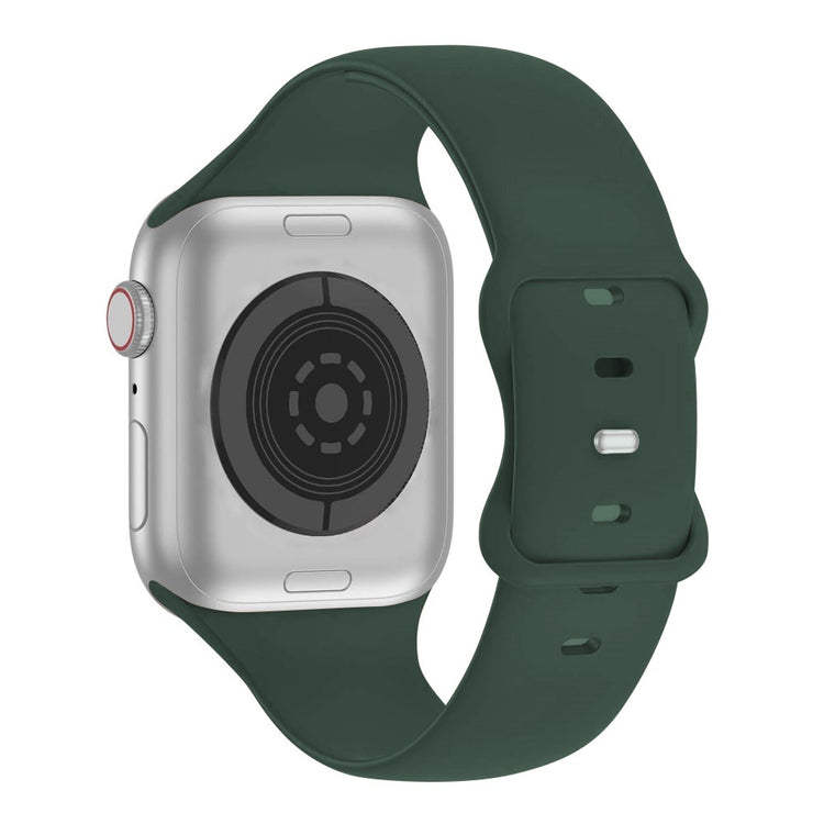 Meget Godt Silikone Universal Rem passer til Apple Smartwatch - Grøn#serie_4