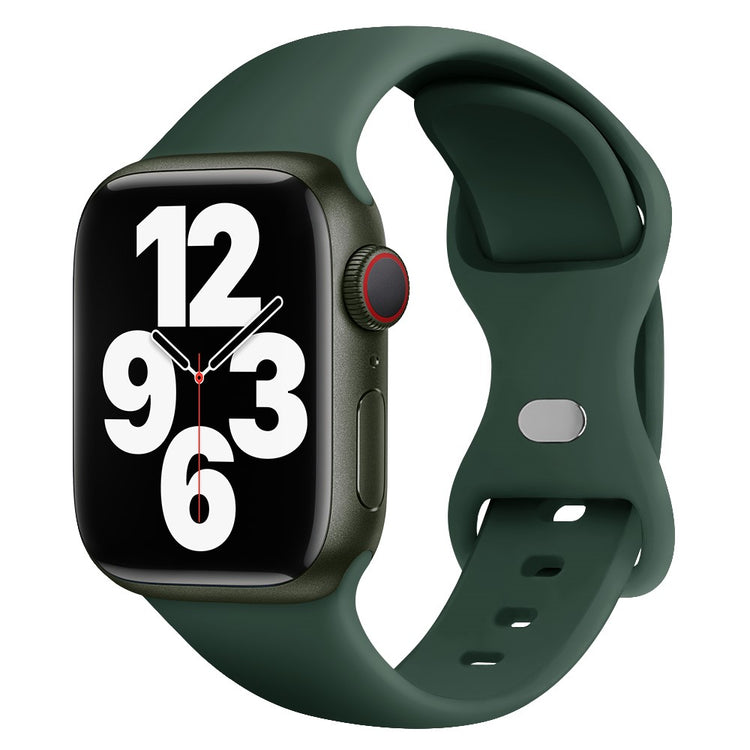 Meget Godt Silikone Universal Rem passer til Apple Smartwatch - Grøn#serie_4