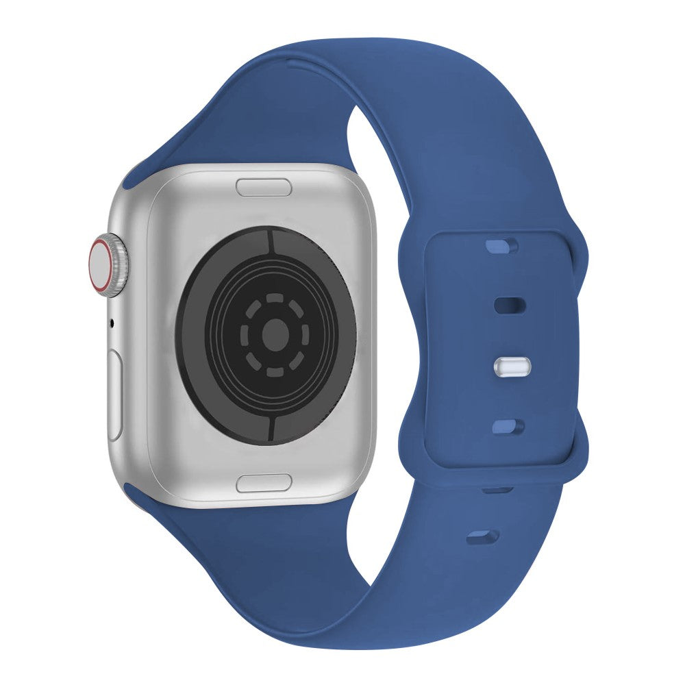 Meget Godt Silikone Universal Rem passer til Apple Smartwatch - Blå#serie_5