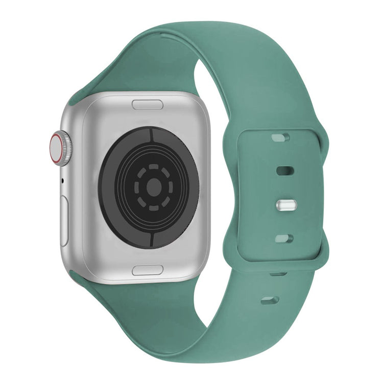 Meget Godt Silikone Universal Rem passer til Apple Smartwatch - Grøn#serie_9