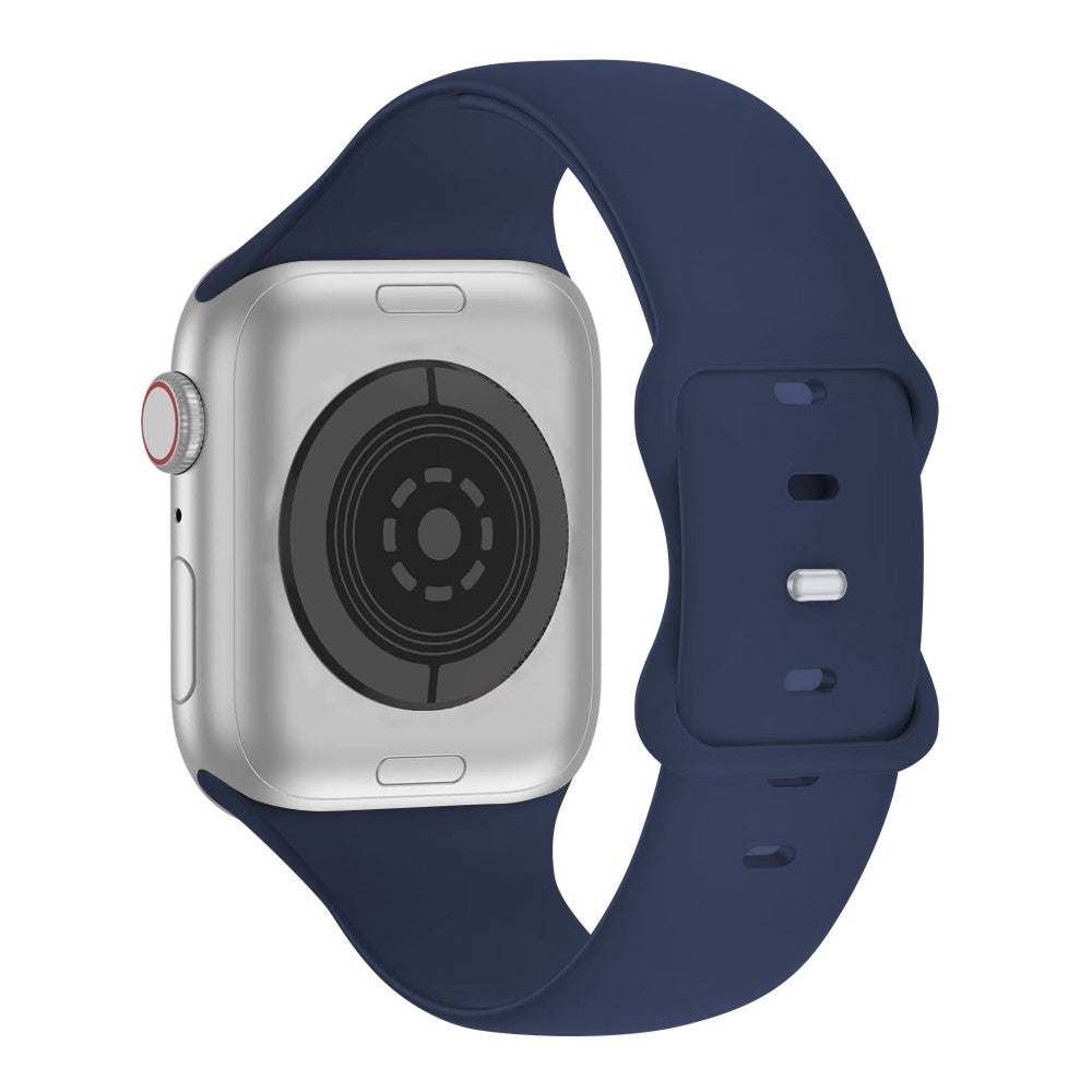 Meget Godt Silikone Universal Rem passer til Apple Smartwatch - Blå#serie_12