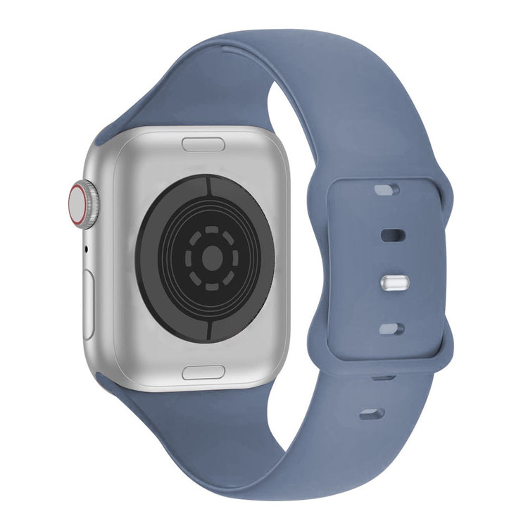 Meget Godt Silikone Universal Rem passer til Apple Smartwatch - Sølv#serie_13