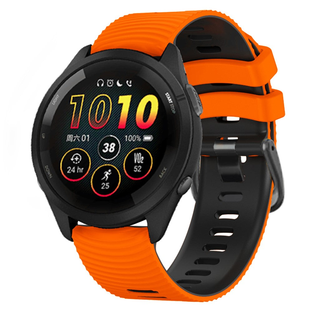 Rigtigt Cool Silikone Universal Rem passer til Smartwatch - Orange#serie_1