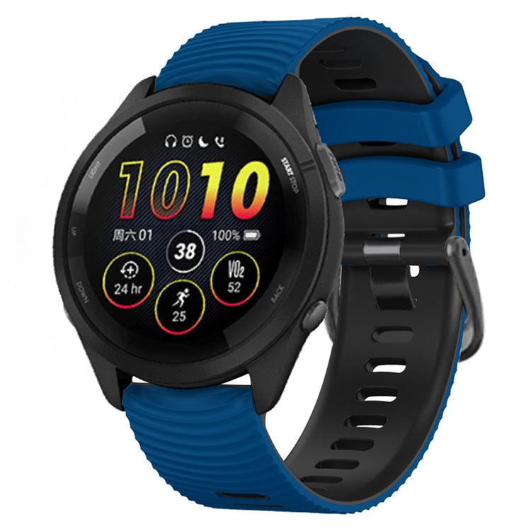 Rigtigt Cool Silikone Universal Rem passer til Smartwatch - Blå#serie_2