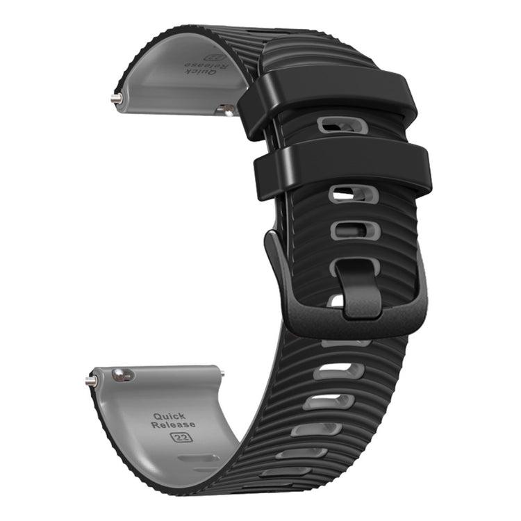 Rigtigt Cool Silikone Universal Rem passer til Smartwatch - Sølv#serie_3