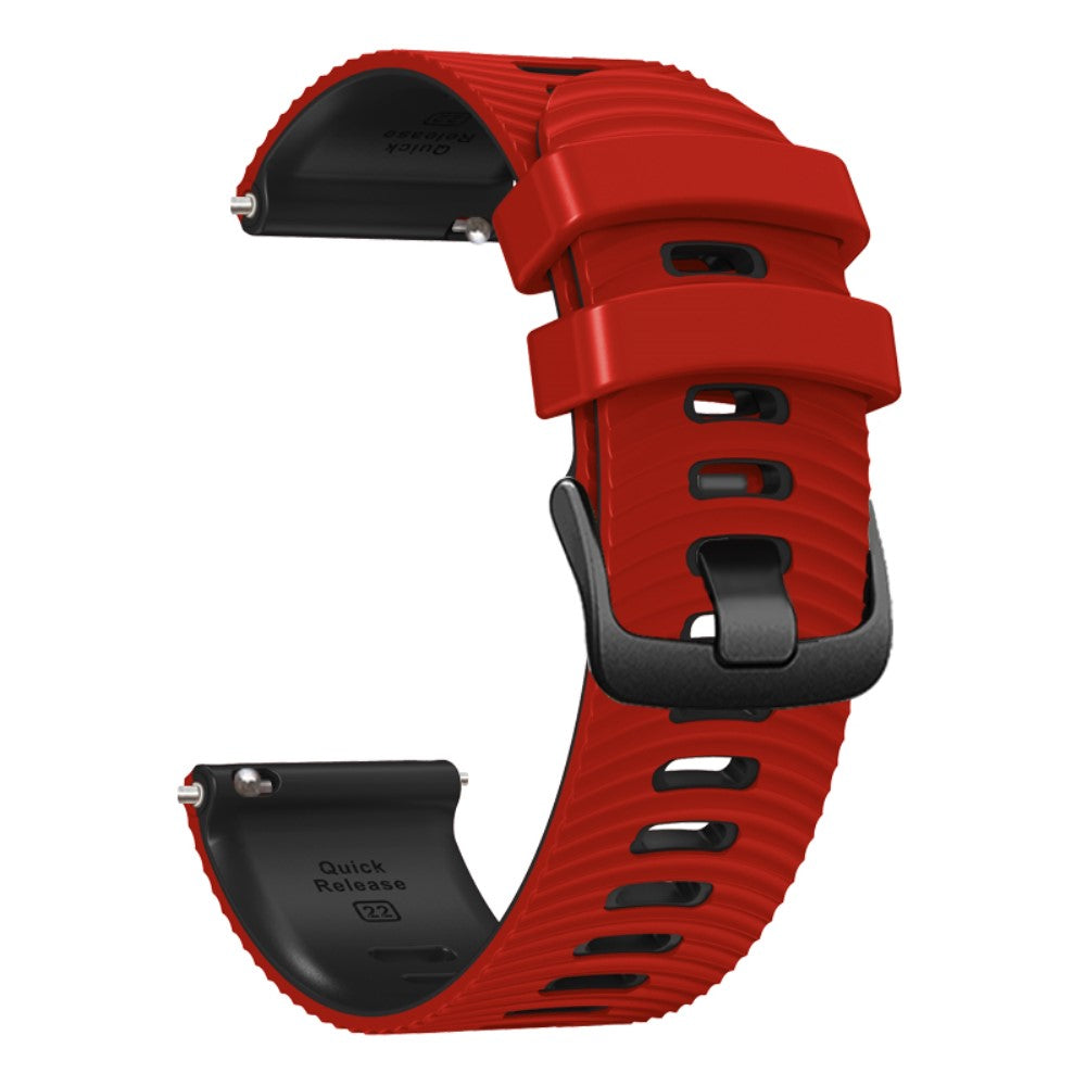 Rigtigt Cool Silikone Universal Rem passer til Smartwatch - Rød#serie_4