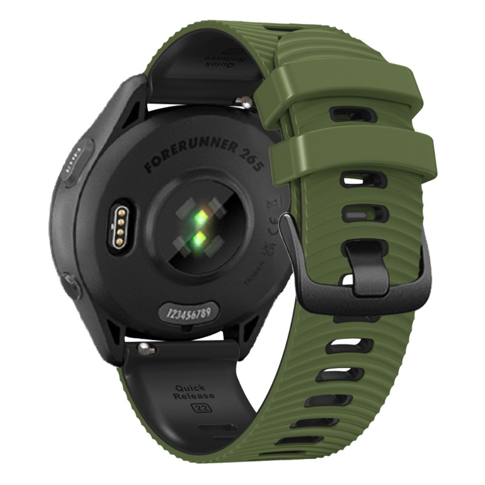 Rigtigt Cool Silikone Universal Rem passer til Smartwatch - Grøn#serie_5
