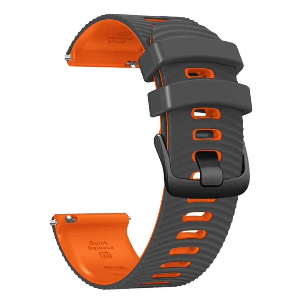 Rigtigt Cool Silikone Universal Rem passer til Smartwatch - Orange#serie_6