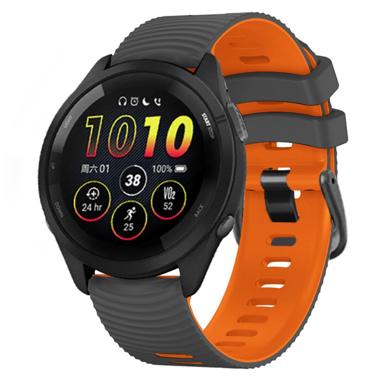Rigtigt Cool Silikone Universal Rem passer til Smartwatch - Orange#serie_6