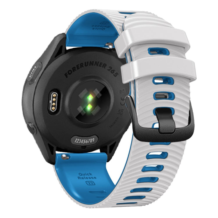 Rigtigt Cool Silikone Universal Rem passer til Smartwatch - Blå#serie_7