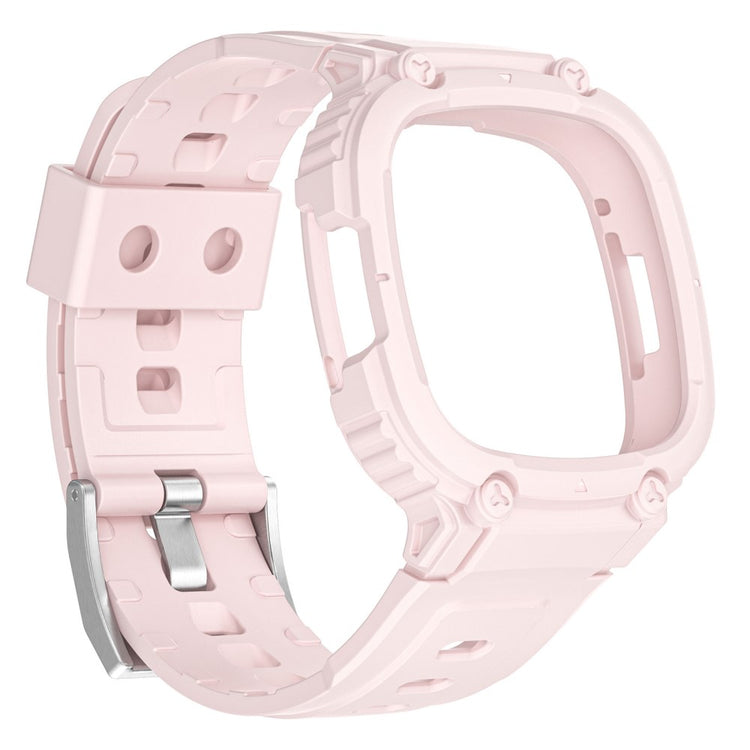 Helt Vildt Flot Silikone Universal Rem passer til Fitbit Smartwatch - Pink#serie_4