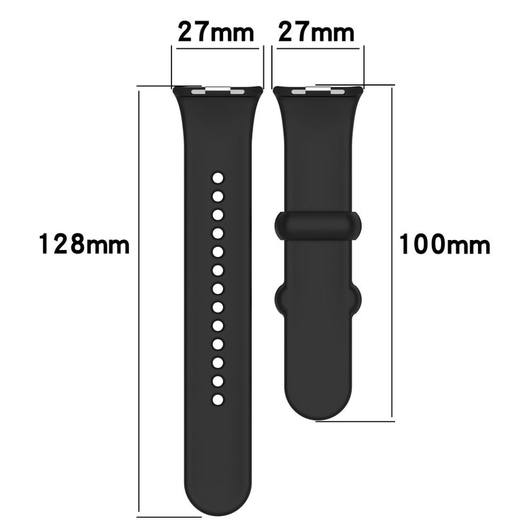 Silikone Universal Rem passer til Xiaomi Band 8 Pro / Xiaomi Redmi Watch 4 - Sølv#serie_3