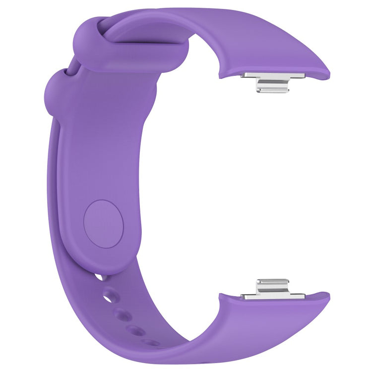 Silikone Universal Rem passer til Xiaomi Smart Band 8 Pro / Xiaomi Redmi Watch 4 - Lilla#serie_10