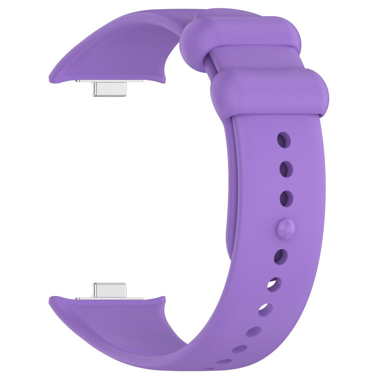 Silikone Universal Rem passer til Xiaomi Smart Band 8 Pro / Xiaomi Redmi Watch 4 - Lilla#serie_10