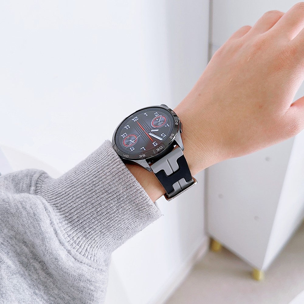 Rigtigt Nydelig Silikone Universal Rem passer til Smartwatch - Pink#serie_1