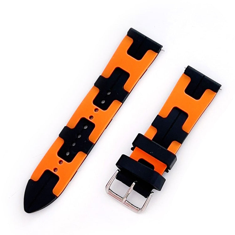 Rigtigt Nydelig Silikone Universal Rem passer til Smartwatch - Orange#serie_3