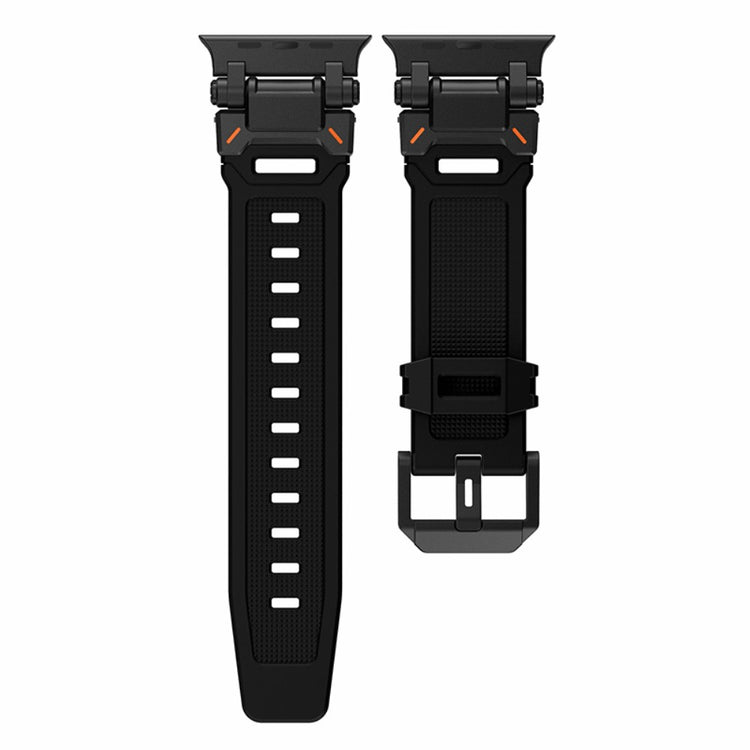 Apple Watch 49mm / 45mm / 44mm / 42mm Silicone Strap - All Black#serie_4