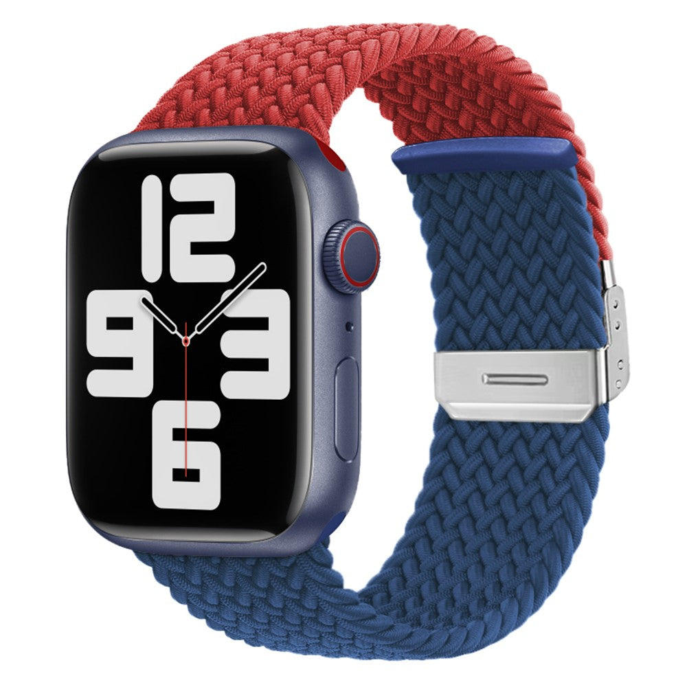 Meget Fint Nylon Universal Rem passer til Apple Smartwatch - Rød#serie_1