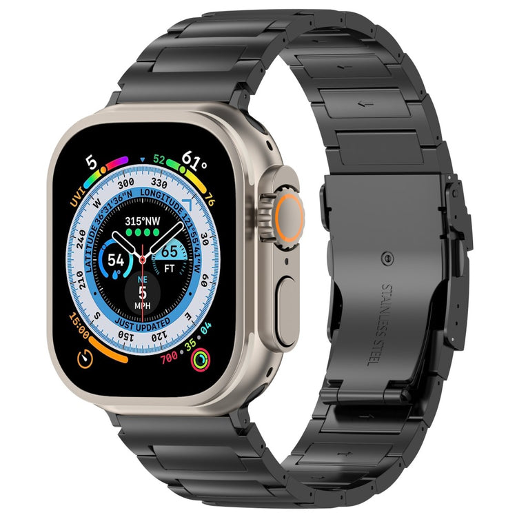 Vildt Fantastisk Metal Universal Rem passer til Apple Smartwatch - Sort#serie_1