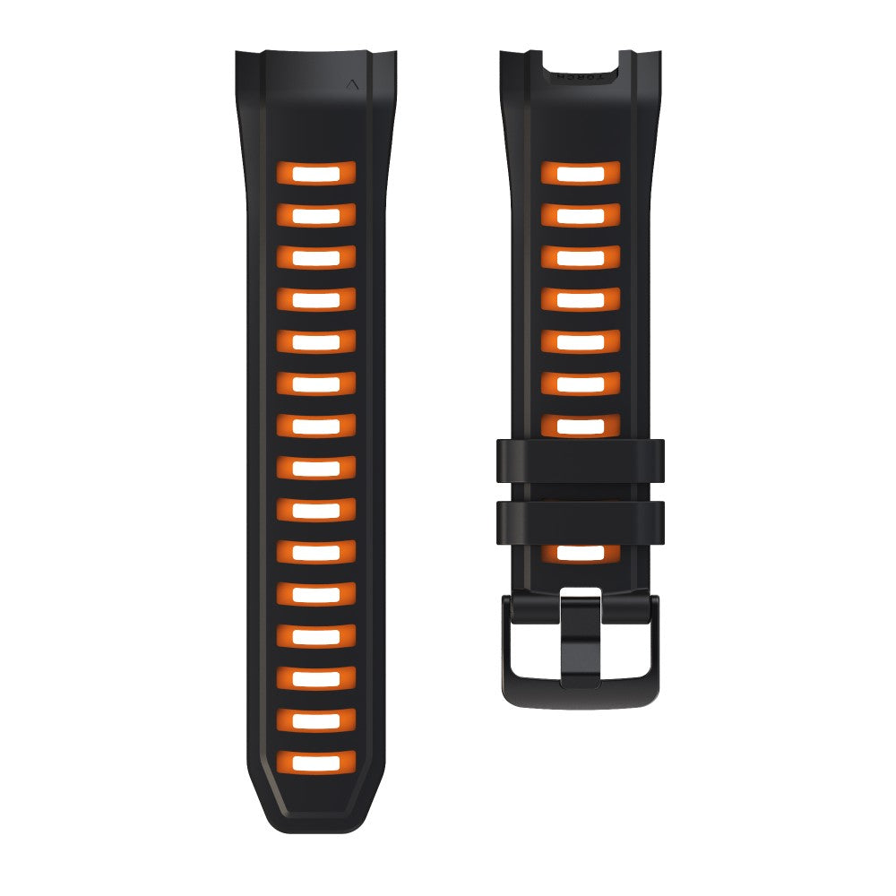 Rigtigt Holdbart Silikone Rem passer til Garmin Instinct 2X - Orange#serie_3