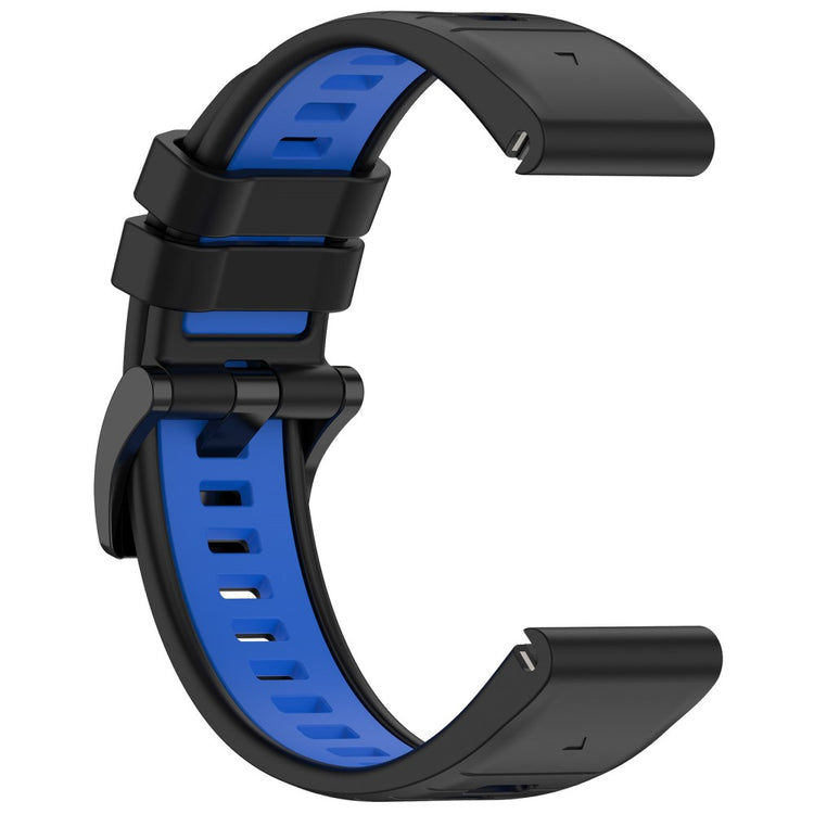 Super Pænt Silikone Universal Rem passer til Garmin Smartwatch - Blå#serie_6