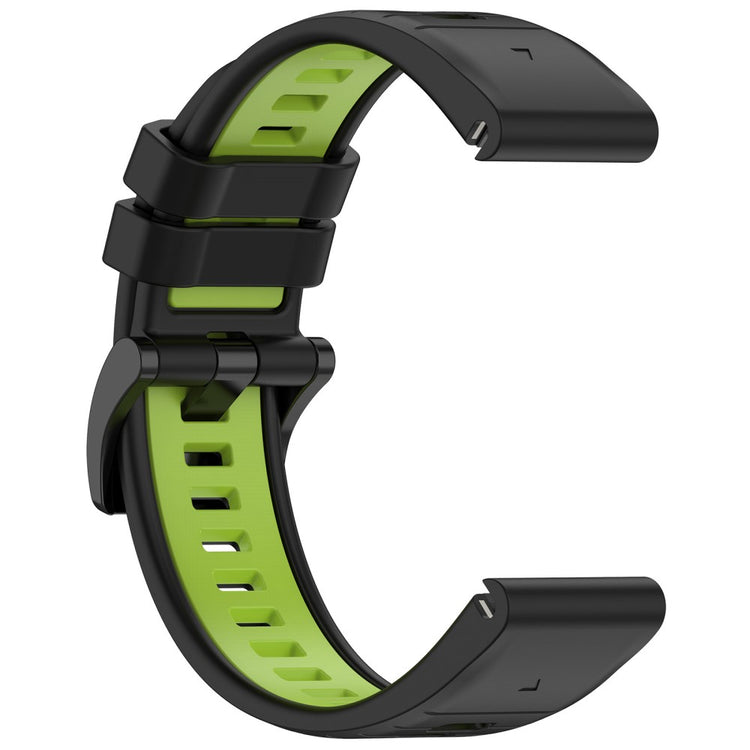 Super Pænt Silikone Universal Rem passer til Garmin Smartwatch - Grøn#serie_7