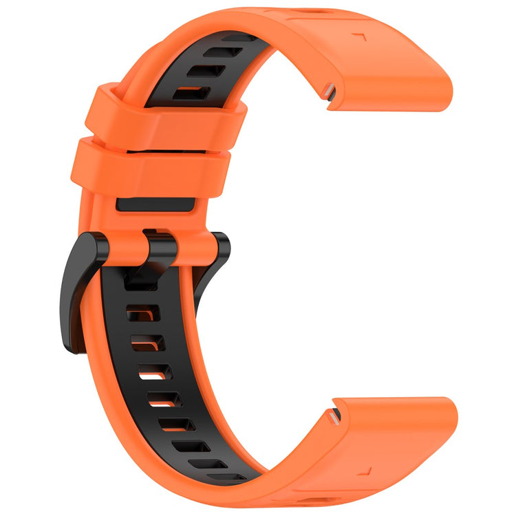 Rigtigt Kønt Silikone Universal Rem passer til Garmin Smartwatch - Orange#serie_4