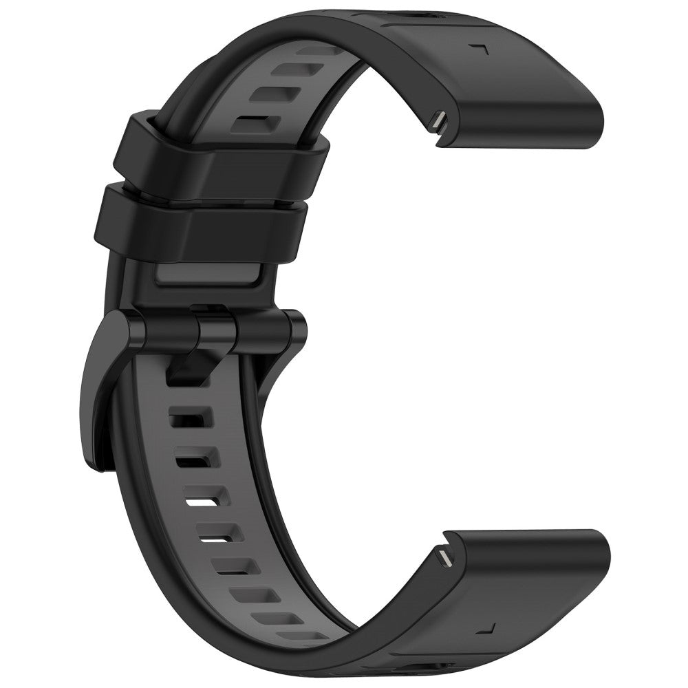 Rigtigt Kønt Silikone Universal Rem passer til Garmin Smartwatch - Sølv#serie_5