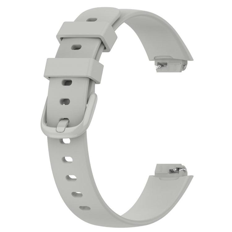 Super Fed Silikone Rem passer til Fitbit Inspire 3 - Sølv#serie_2