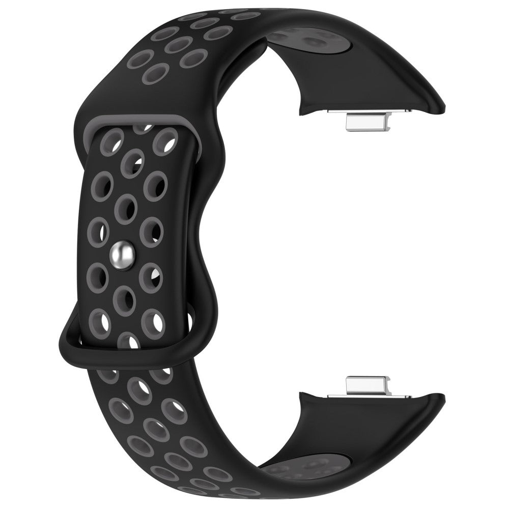 Silikone Universal Rem passer til Xiaomi Smart Band 8 Pro / Xiaomi Redmi Watch 4 - Sølv#serie_5