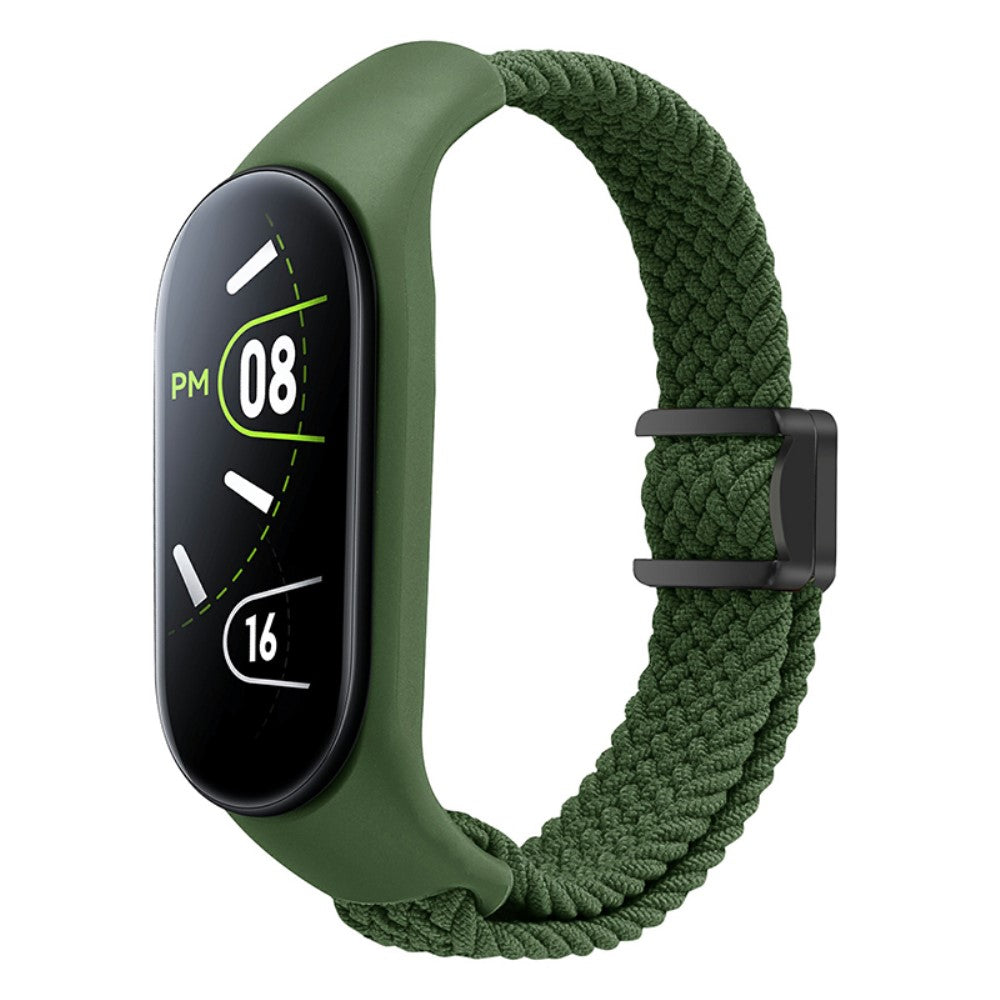 Super Sejt Nylon Universal Rem passer til Xiaomi Smartwatch - Grøn#serie_6