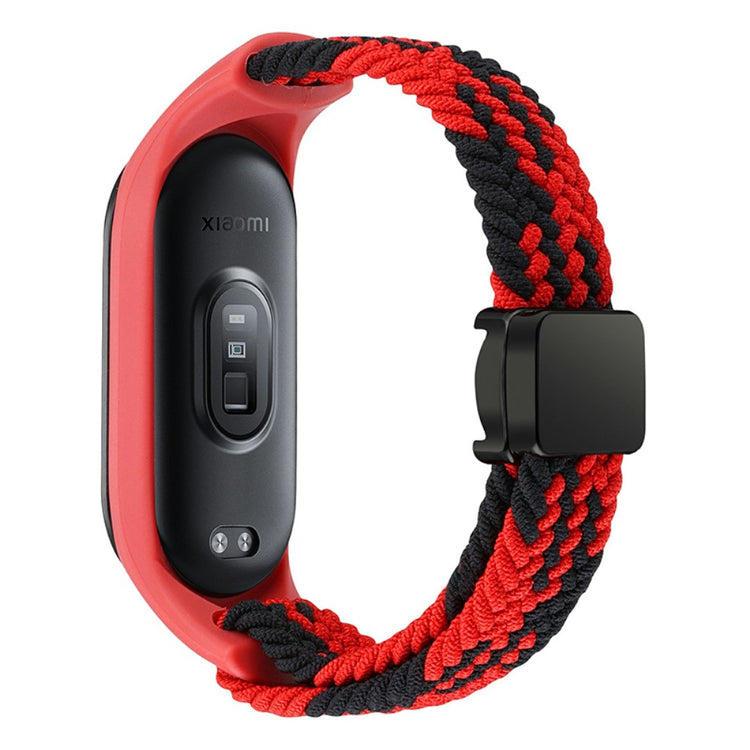 Super Sejt Nylon Universal Rem passer til Xiaomi Smartwatch - Rød#serie_19