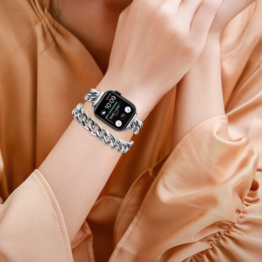 Meget Fantastisk Metal Universal Rem passer til Apple Smartwatch - Sølv#serie_307