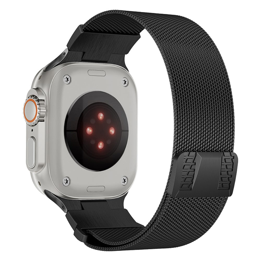 Helt Vildt Komfortabel Metal Universal Rem passer til Apple Smartwatch - Sort#serie_1