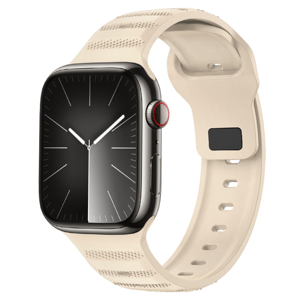 Superflot Silikone Universal Rem passer til Apple Smartwatch - Hvid#serie_5