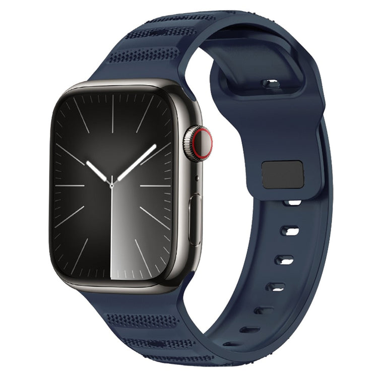 Superflot Silikone Universal Rem passer til Apple Smartwatch - Blå#serie_7